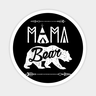 Mama Bear Mothers Day Family Matching Couple Magnet